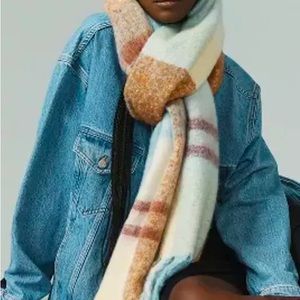 Anthropologie plaid scarf
